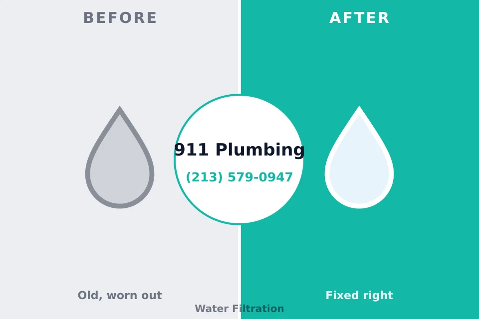 Before and after: plumbing company Hartley, IA